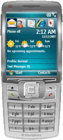 Windows Mobile Smartphone screen shots